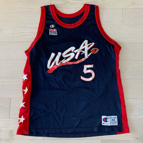 Champion Other - Vintage Team USA grant Hill jersey champion vintage 90s size 48
